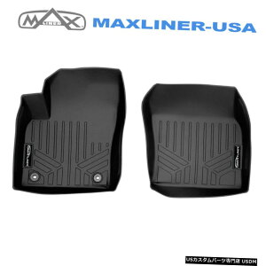 Floor Mat SMARTLINERtA}bgCi[ubN2018-2021g^C-HR1ڃZbg SMARTLINER Floor Mats Liners Black For 2018-2021 Toyota C-HR First Row Set