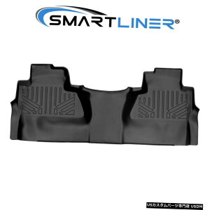 Floor Mat �V���o���[�h/�V�G���N���[�L���u�pSMARTLINER�J�X�^��2��ڃu���b�N�t���A�}�b�g���C�i�[ SMARTLINER Custom 2nd Row Black Floor Mat Liner for Silverado/Sierra Crew Cab �y���s�A���i�z