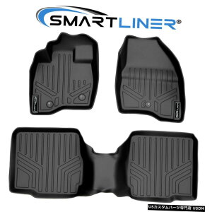 Floor Mat SMARTLINER 2��t���A�}�b�g�Z�b�g2017-2019�t�H�[�h�G�N�X�v���[���[�A2��ڃR���\�[���t�� SMARTLINER 2 Row Floor Mat Set For 2017-2019 Ford Explorer with 2nd Row Console �y���s�A���i�z