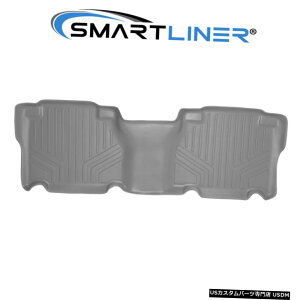 Floor Mat SMARTLINER 2nd RowO[tA}bgCi[2007-2013g^^hN[}bNX SMARTLINER 2nd Row Gray Floor Mat Liner For 2007-2013 Toyota Tundra CrewMax