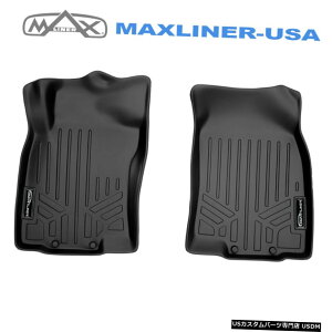 Floor Mat SMARTLINERカスタムフィットフロアマットライナー1列目ブラック日産ローグ2014-2020 SMARTLINER Custom Fit Floor Mats Liners 1st Row Black For Nissan Rogue 2014-2020