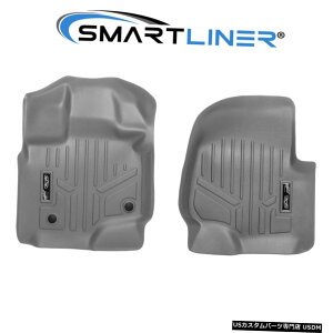 Floor Mat SMARTLINER�t���A�}�b�g���C�i�[�O���[2015-2020�t�H�[�hF150�X�[�p�[�L���u/�X�[�p�[�N���[�L���u SMARTLINER Floor Mats Liner Grey for 2015-2020 Ford F150 SuperCab /SuperCrew Cab �y���s�A���i�z