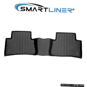 Floor Mat SMARTLINERtA}bgCi[2ڃubN2018-2021g^C-HR SMARTLINER Floor Mats Liner 2nd Row Black For 2018-2021 Toyota C-HR