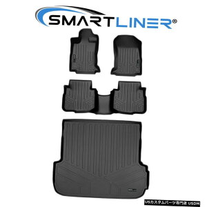 Floor Mat SMARTLINER 2tA}bgJ[SCi[Zbg20-21XoAEgobN/KV[ SMARTLINER 2 Row Floor Mats  Cargo Liner Set for 20-21 Subaru Outback/ Legacy