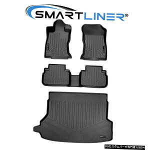 Floor Mat SMARTLINERJX^tBbgtA}bgJ[SCi[Zbg2019-2021XotHX^[ SMARTLINER Custom Fit Floor Mats  Cargo Liner Set for 2019-2021 Subaru Forester