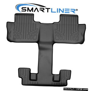 Floor Mat SMARTLINERJX^tA}bg2nd / 3rd Row Black For 2017-2021 Acadia Bucket Seats SMARTLINER Custom Floor Mats 2nd/3rd Row Black For 2017-2021 Acadia Bucket Seats