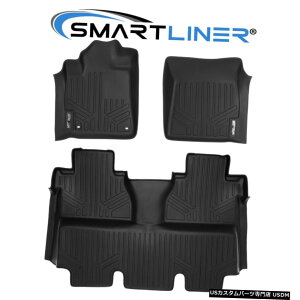 Floor Mat 14-21g^^hN[}bNXpSMARTLINERFloorMatsi2ڃV[g̉̃Jo[j SMARTLINER FloorMats For 14-21 Toyota Tundra CrewMax (Covers Under 2nd Row Seat)