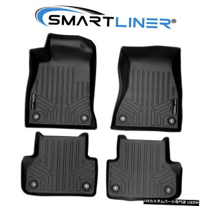 Floor Mat SMARTLINER�J�X�^���t���A�}�b�g�u���b�N2018-2021�A�E�f�BA5 / S5�Z�_���܂��̓X�|�[�c�o�b�N SMARTLINER Custom Floor Mats Black for 2018-2021 Audi A5/S5 Sedan or Sportback �y���s�A���i�z