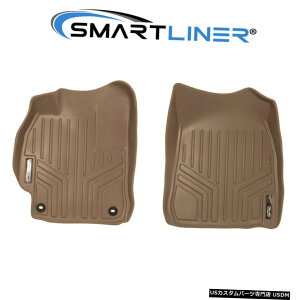 Floor Mat SMARTLINERJX^tBbg1ڃ^tA}bgCi[2012-2015g^J SMARTLINER Custom Fit 1st Row Tan Floor Mat Liner For 2012-2015 Toyota Camry