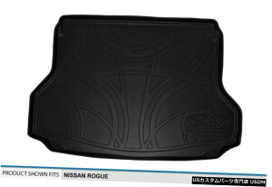 Floor Mat ���Y���[�O14-20��I�����f���p�u���b�N�J�[�S���C�i�[�t���A�}�b�g�X���b�V���g���C Black Cargo Liner Floor Mat Slush Tray For Nissan Rogue 14-20 NON Select Models
