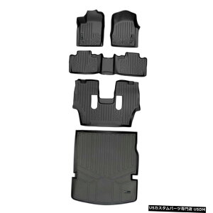 Floor Mat Maxliner�t���A�}�b�g3��J�[�S���C�i�[2��ڂ̌��ɍ�13-16�f�������S Maxliner Floor Mats 3 Rows Cargo Liner Behind 2nd Row Black For 13-16 Durango �y���s�A���i�z