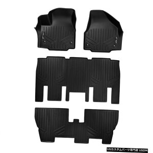 Floor Mat MaxLinerJX^1st2nd3rd RowtA}bgZbgubN2017-20pVtBJ MaxLiner Custom 1st 2nd  3rd Row Floor Mats Set Black for 2017-20 Pacifica