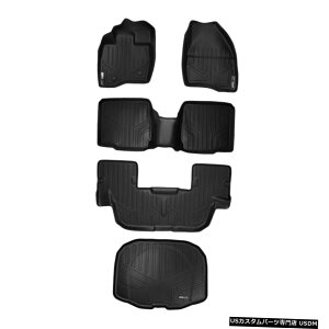 Floor Mat GNXv[[15-16p}bNXCi[tA}bgZbgƃJ[SCi[ubN Maxliner Floor Mats Set And Cargo Liner Black For Explorer 15-16