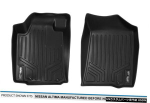 Floor Mat YAeB}2013N11ÕtA}bg1ڃubNgCCi[ Floor Mats First Row Black Tray Liners For Nissan Altima 2013 Pre-November