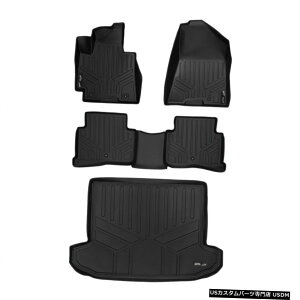 Floor Mat Maxliner All Weather Floor Mats Set and Cargo Liner Black For Tucson 2016-2018 Maxliner All Weather Floor Mats Set And Cargo Liner Black For Tucson 2016-2018