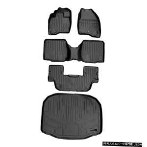 Floor Mat GNXv[[11-14p}bNXCi[tA}bgZbgƃJ[SCi[ubN Maxliner Floor Mats Set And Cargo Liner Black For Explorer 11-14
