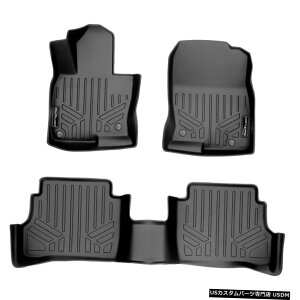 Floor Mat SmartlinertA}bgCi[Zbg2017-21}c_CX-5JX^tBbgpubN Smartliner Floor Mats Liner Set Black for 2017-21 Mazda CX-5 Custom Fit