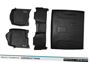 Floor Mat MaxLiner 1st 2ndCargo Floor Mats Set for 2007-14 Tahoe / Yukon W / 3rd Row MaxLiner 1st 2nd  Cargo Floor Mats Set for 2007-14 Tahoe/Yukon W/ 3rd Row