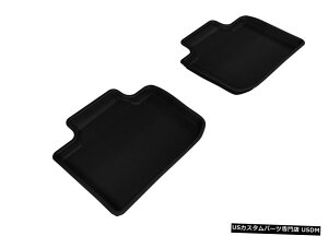 Floor Mat JO[SV^Ci[ubN2ڃtA}bg2014-20NTXISZ_RWD Kagu All-Weather Liners Black 2nd Row Floor Mats for 2014-20 Lexus IS Sedan RWD