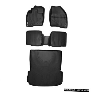 Floor Mat MaxLiner�J�X�^��1st2nd��Cargo Floor Mats for 2017-19 Ford Explorer W / Console MaxLiner Custom 1st 2nd  Cargo Floor Mats for 2017-19 Ford Explorer W/Console �y���s�A���i�z