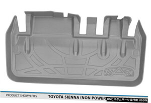 Floor Mat MAXTRAYSV^J[S/gNtACi[}bgO[2011-20g^VGi MAXTRAY All-Weather Cargo/Trunk Floor Liner Mat Grey for 2011-20 Toyota Sienna