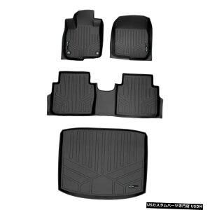 Floor Mat Maxliner 2017-2021 CR-VtA}bgZbgJ[SCi[ubNi[fbLpj Maxliner 2017-2021 CR-V Floor Mats Set Cargo Liner Black For Lower Deck