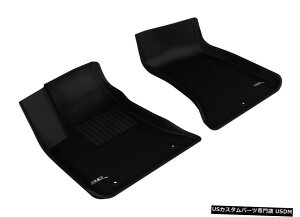 Floor Mat JO[Ci[ubN1ڃtA}bg11-21`[W[/ 11-20NCX[300RWD Kagu Liners Black 1st Row Floor Mats for 11-21 Charger/11-20 Chrysler 300 RWD