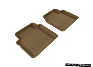 Floor Mat JO[SV^JX^tBbgCi[2007-2011AxIp2ڃtA}bg Kagu All-Weather Custom Fit Liners Tan 2nd Row Floor Mats for 2007-2011 Aveo