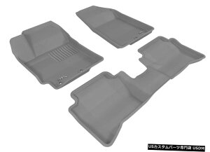 Floor Mat JO[SV^JX^tBbgCi[O[1ڂ2ڃtA}bgL1KA01401501 Kagu All-Weather Custom Fit Liners Gray 1st And 2nd Row Floor Mats L1KA01401501