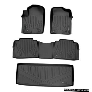 Floor Mat }bNXCi[tA}bgZbgƃA}_pJ[SCi[ubN-QX56-QX80 Maxliner Floor Mats Set And Cargo Liner Black For Armada - QX56 - QX80