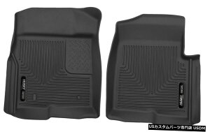 Floor Mat nXL[Ci[X-ActControurtgtA}bgubN2009-14tH[hF-150 Husky Liners X-Act Controur Front Floor Mats Black for 2009-14 Ford F-150