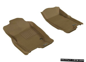 Floor Mat JO[SV^JX^tBbgCi[2006-2010GNXv[[p^1ڃtA}bg Kagu All-Weather Custom Fit Liners Tan 1st Row Floor Mats for 2006-2010 Explorer