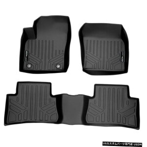 Floor Mat MaxlinertA}bgCi[ubN2Zbg2018-2021g^C-HR Maxliner Floor Mats Liners Black 2 Row Set For 2018-2021 Toyota C-HR