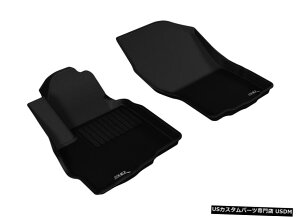 Floor Mat JO[SV^Ci[ubN1ڃtA}bg2011-2018AEg_[X|[c Kagu All-Weather Liners Black 1st Row Floor Mats for 2011-2018 Outlander Sport
