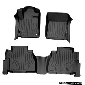 Floor Mat SmartlinerJX^tA}bgCi[ZbgubN22012-20g^ZRCA Smartliner Custom Floor Mats Liner Set Black 2 Rows for 2012-20 Toyota Sequoia