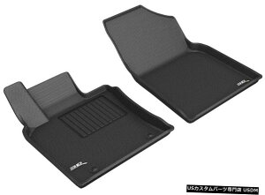 Floor Mat JO[SV^JX^tBbgCi[2019-2020AopubN1ڃtA}bg Kagu All-Weather Custom Fit Liners Black 1st Row Floor Mats for 2019-2020 Avalon
