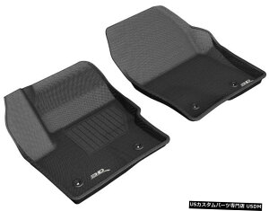 Floor Mat JO[SV^JX^tBbgCi[ubN1ڃtA}bg2017-2019MKC Kagu All-Weather Custom Fit Liners Black 1st Row Floor Mats for 2017-2019 MKC