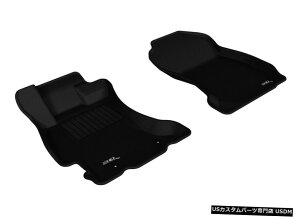 Floor Mat JO[SV^JX^tBbgCi[2014-18tHX^[pubN1ڃtA}bg Kagu All-Weather Custom Fit Liners Black 1st Row Floor Mats for 2014-18 Forester