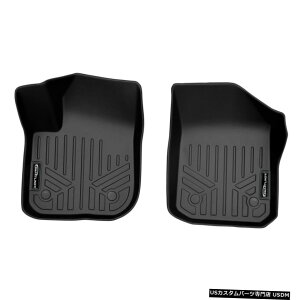 Floor Mat MAXFLOORMAT MaxLiner�t�����g1��ڃt���A�}�b�g2016-20�r���C�b�N�G���r�W�����p�u���b�N MAXFLOORMAT MaxLiner Front 1st Row Floor Mats Black for 2016-20 Buick Envision �y���s�A���i�z