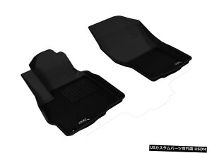 Floor Mat JO[SV^JX^tBbgCi[11-18AEg_[pubN1ڃtA}bg Kagu All-Weather Custom Fit Liners Black 1st Row Floor Mats for 11-18 Outlander