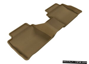 Floor Mat �J�O�[�S�V��^���C�i�[�^��2��ڃt���A�}�b�g2013-2020�t���[�W����/�����J�[��MKZ Kagu All-Weather Liners Tan 2nd Row Floor Mats for 2013-2020 Fusion/Lincoln MKZ �y���s�A���i�z