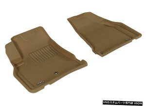 Floor Mat JO[SV^JX^tBbgCi[^1ڃtA}bgL1BC02211502 Kagu All-Weather Custom Fit Liners Tan 1st Row Floor Mats L1BC02211502