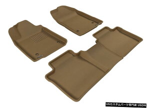Floor Mat JO[SV^JX^tBbgCi[^1ڂ2ڃtA}bgL1LX00001502 Kagu All-Weather Custom Fit Liners Tan 1st And 2nd Row Floor Mats L1LX00001502