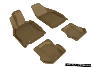 Floor Mat JO[SV^JX^tBbgCi[^1ڂ2ڃtA}bgL1PO01101502 Kagu All-Weather Custom Fit Liners Tan 1st And 2nd Row Floor Mats L1PO01101502