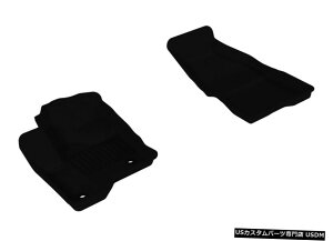 Floor Mat �^�]�ȂɃf���A���|�X�g�t��2009-19�t���b�N�X�p�J�O�[�u���b�N1��ڃt���A�}�b�g Kagu Black 1st Row Floor Mats for 2009-19 Flex w/ Dual Post On Driver's Floor �y���s�A���i�z