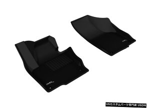 Floor Mat JOCi[YubN1ڃtA}bg2009-17eBOA/ 18-2019eBOA~ebh Kagu Liners Black 1st Row Floor Mats for 2009-17 Tiguan/18-2019 Tiguan Limited