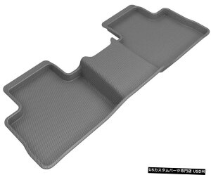 Floor Mat �J�O�[�S�V��^�J�X�^���t�B�b�g���C�i�[19-2020RAV4�K�X�p�O���[2��ڃt���A�}�b�g Kagu All-Weather Custom Fit Liners Gray 2nd Row Floor Mats for 19-2020 RAV4 Gas