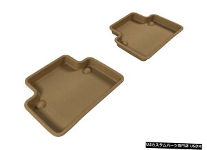 Floor Mat JO[SV^JX^tBbgCi[2003-12{{S40p2ڃtA}bg Kagu All-Weather Custom Fit Liners Tan 2nd Row Floor Mats for 2003-12 Volvo S40