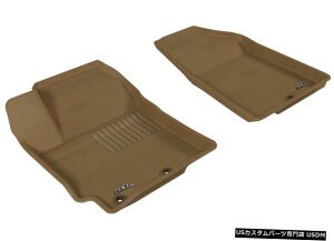 Floor Mat JO[SV^JX^tBbgCi[^1ڃtA}bg2012-2017I/I5 Kagu All-Weather Custom Fit Liners Tan 1st Row Floor Mats for 2012-2017 Rio/Rio5