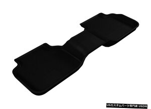 Floor Mat JO[SV^JX^tBbgCi[2009-20W[j[pubN2ڃtA}bg Kagu All-Weather Custom Fit Liners Black 2nd Row Floor Mats for 2009-20 Journey